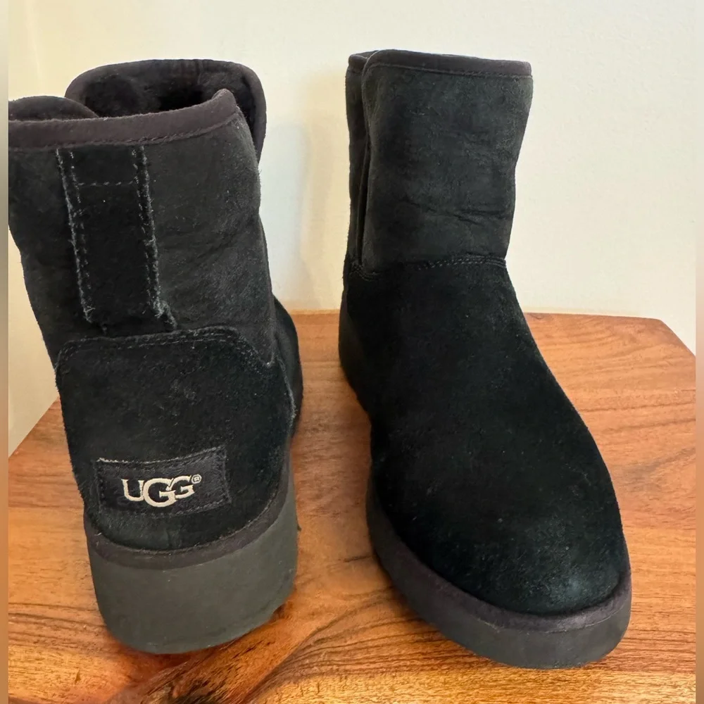 UGG Black Ankle Boots - Picture 3 of 7